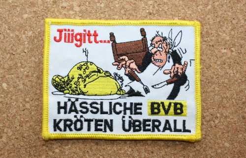 Aufnäher anti dortmund - dortmund,