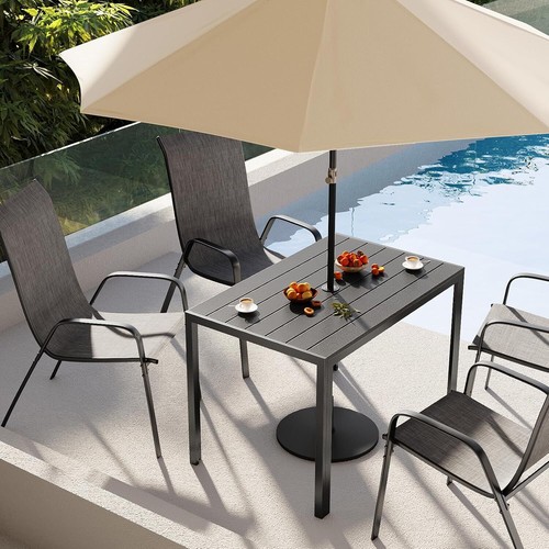 Alu gartentisch terrassentisch - alu,