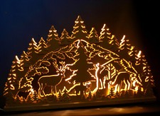 LED 3D Schwibbogen 72cm x 43cm