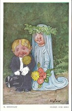 Vintage Comic Postcard, Robert