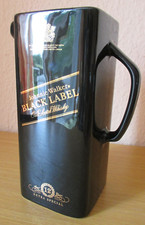Alter Johnnie Walker Black Label Scotch Whisky Wasser Krug Kanne ca. 1 Liter