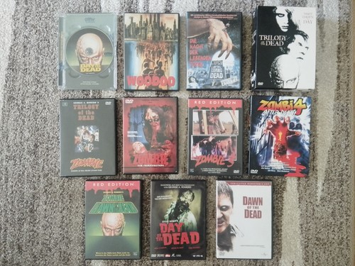 Zombie dvd uncut trilogy - zombie, 1-4