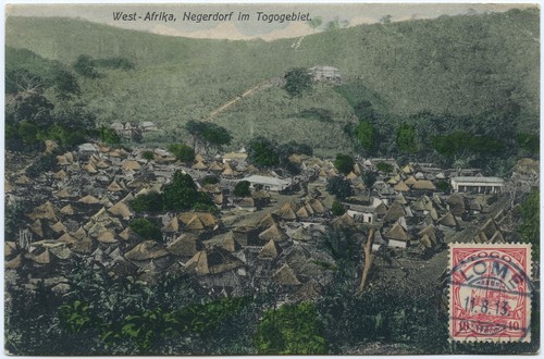 Togo 1913 dorf - togo,