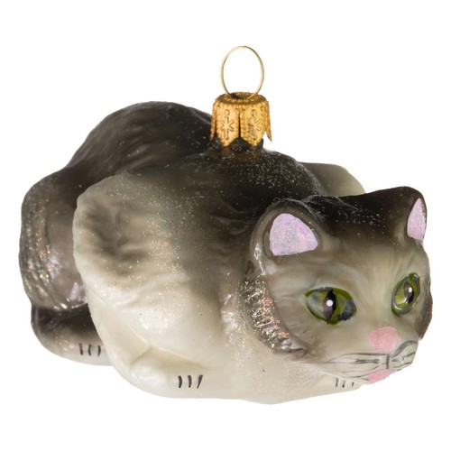 Christbaumkugel figur katze - christbaumkugel, "katze
