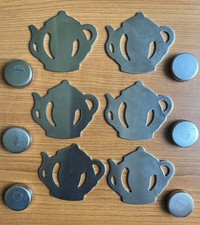 6 Stck. Tischtuchhalter Edelstahl Tischtuchgewichte Magnet Tischtuchmagnete