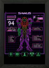 Sammy Stats gerahmtes Wandbild