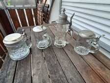 alter Bierkrug, Glas mit