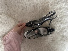 vintage guess 2000s office siren classy kitten heels
