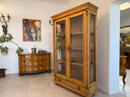 Antike bauernvitrine vitrine - antike,