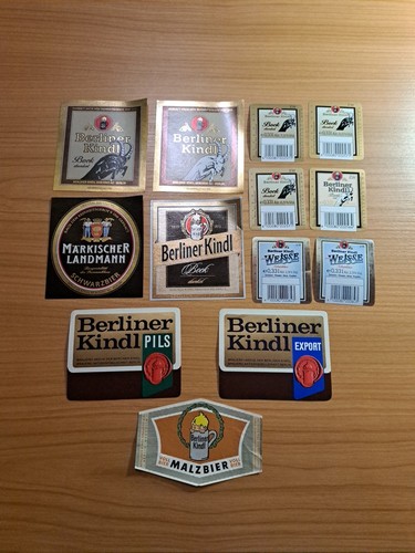 Bieretiketten berliner - ☆☆bieretiketten,