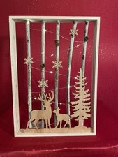 Weihnachten Bild Holz Beleuchtung Weihnachten Dekoration