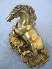 Alte Messing Pferd aus Messing 14,7cm x 11,2cm x 8,8cm