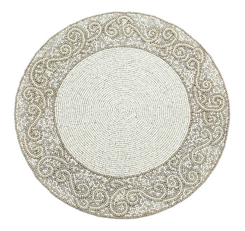 Ava rund perlen scroll design - perlen,