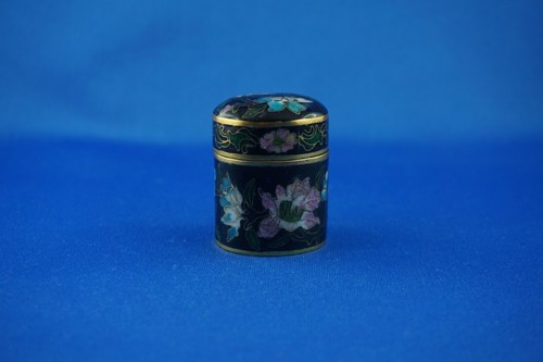 Kleine cloisonne dose - kleine,