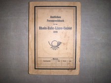 Fernsprechbuch für das Rhein - Ruhr - Lippe - Gebiet Ausgabe September 1949