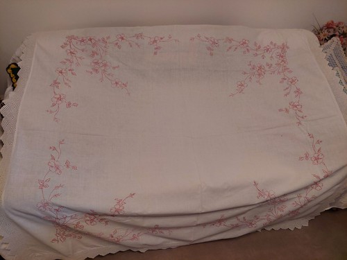 Antikes tischtuch 1910 auch - tischtuch,