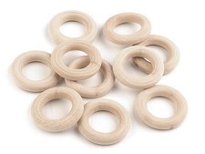 Holzring Ringe natur ø 29 mm Rohling NICHT LACKIERT basteln Dekoration Holz