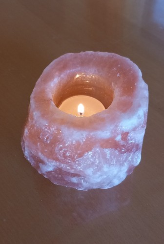 Teelichthalter salzkristall - teelichthalter, "salzkristall
