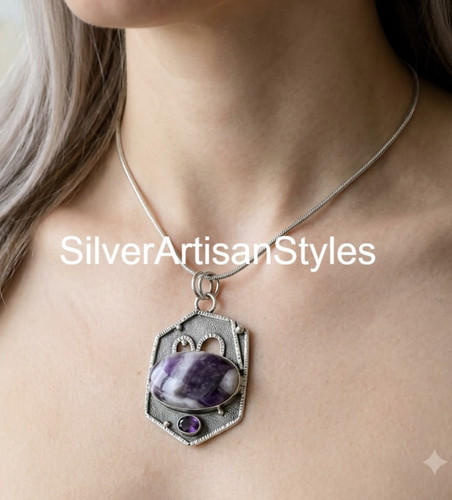 Natürlicher amethyst - natürlicher,