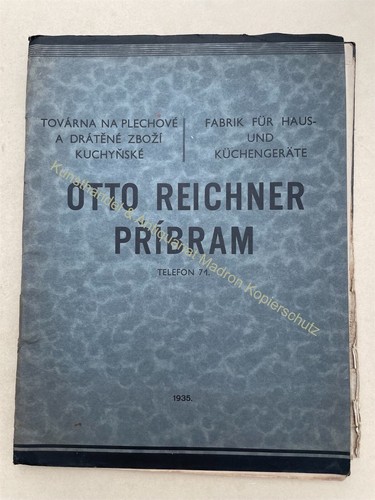 Reklame katalog 1935 - 1935, pribram