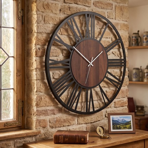 Wanduhr industrial retro - retro, uhren