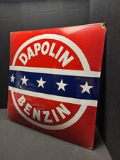 Dapolin Benzin Emailleschild