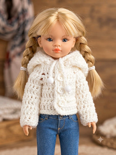 Strick puppenkleidung jacke - strick,