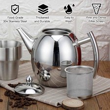 Edelstahl Teekanne mit