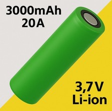 Akkuzelle 3,7V 3000mAh 20A