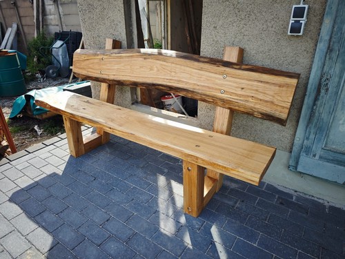 Gartenbank aus eiche - eiche,