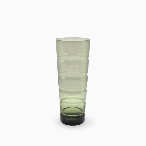 Rauchglas vase vintage 60er - vase,