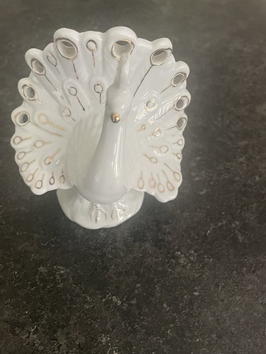 Porzellan figur pfau - porzellan, ,