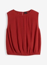 Crinkle-Top Gr. 44 Karminrot