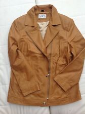 Gill's Damen Lammnappa Lederjacke in Braun Gr.44 Echt Leder Neuwertig