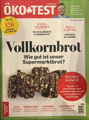 öko test 2025 - test, 02/2025