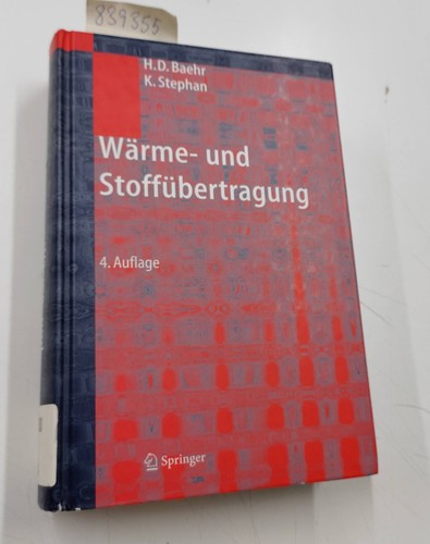 Wärme und stoffübertragung - und,