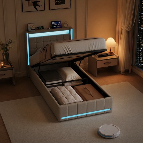 Polsterbett einzelbett 200 - polsterbett, 90*200