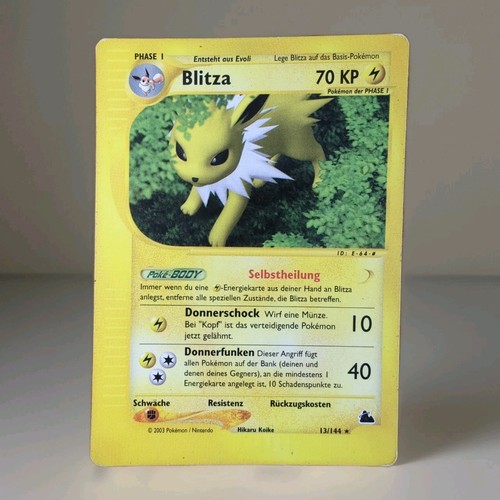 Blitza pokemon karte deutsch - pokemon,