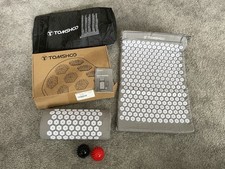 TOMSHOO Akupressurmatte Set, Shiatsu Massagematte Akupunktur Massage Matte, Neu