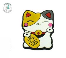 Anstecker Winkekatze Katze Anime Glückwunsch Talisman Glücksbringer Geschenkidee