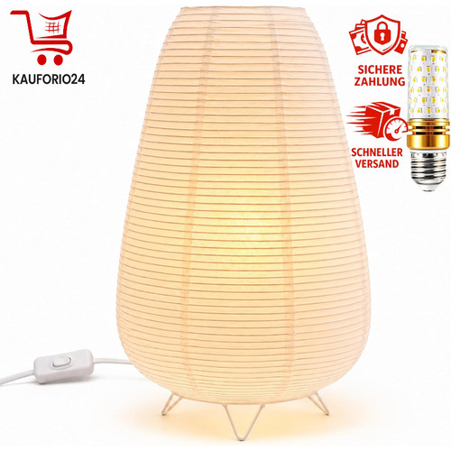 Reispapierlampe e14 weiß - reispapierlampe, 34
