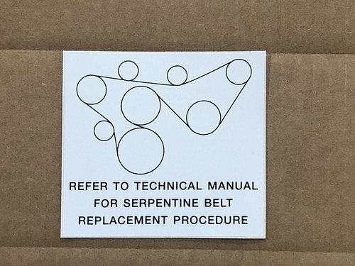 Aufkleber serpantine belt - serpantine,