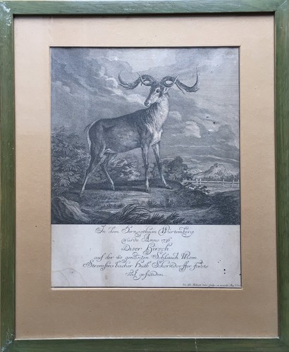 Kupferstich jagd barock johann - jagd,