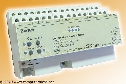 Berker fach dimmaktor dimmer - 4-fach,