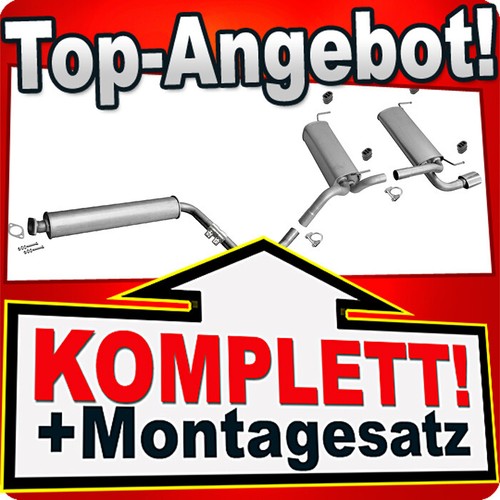 Auspuff für opel astra 6 - astra, 1.6