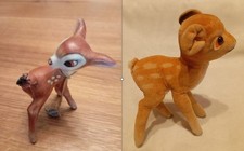 2 Figuren Steiff und Hummelfigur Rehkitz, Reh, Bambi -vintage- -selten-