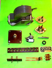 Kl. Konvolut -  Radioteile -  Restaurationsmaterial  -  orig. für Volksempfänger