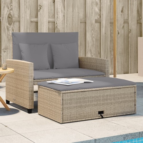 Gartensofa sitzer mit kissen - gartensofa,