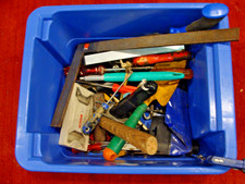 1x Kiste voll Handwerker-Werkzeug-aus Nachlass/Garagenauflösung