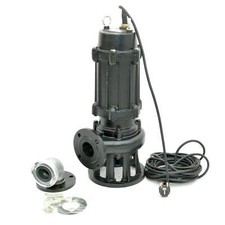 1,1kW Industrie Fäkalienpumpe Schmutzwasserpumpe Abwasserpumpe Agitator 18000L/h